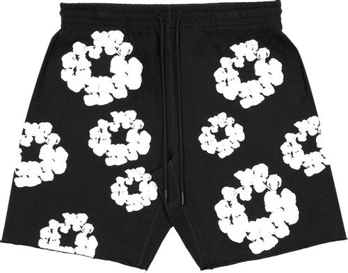 Denim Tears The Cotton Wreath Shorts Black