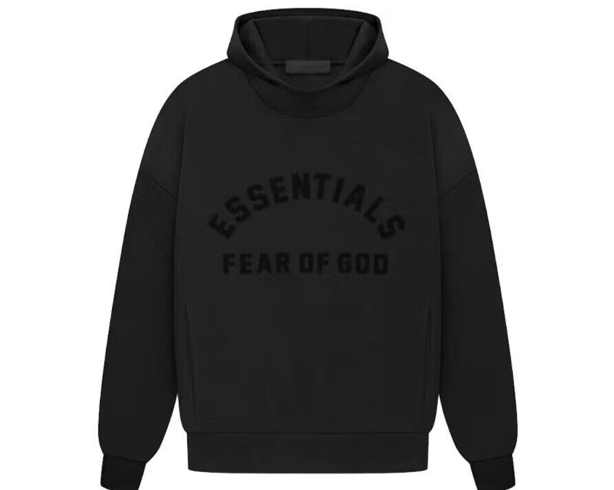 Fear of God Essentials Hoodie Black